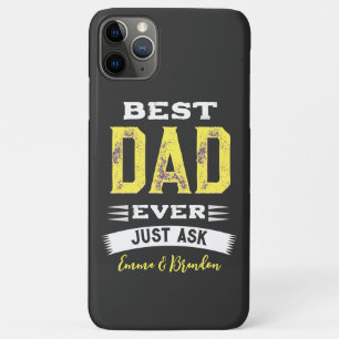 Case-Mate iPhone Case Personnalisé Meilleur Papa Papa Père Toujours Pose