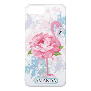 Case-Mate iPhone Case Personnalisé   Monogramme Flamant rose