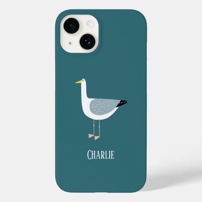 Coques Case-Mate iPhone Personnalisé Seagull (Verso)