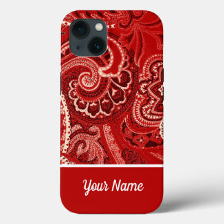 Case-Mate iPhone Case Personnaliser Boho Red Bandanna Coque-coque iphone