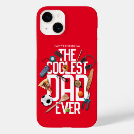 Coque Pour iPhone 14 Personnaliser Moderne Le Père le plus cool jamais