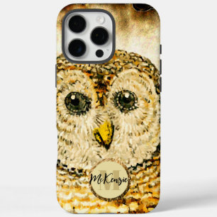 Coques iPhone 16 Pro Max Personnaliser Monogram Owl