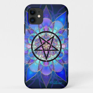 Case-Mate iPhone Case Personnaliser Pentagram Ajouter un nom Purple Blue