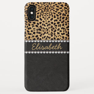 Case-Mate iPhone Case Personnaliser Tache de Léopard Strass Diamants