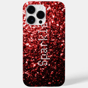 Coque Pour Pour iPhone 14 Pro Max Personnalisez les étincelles rouges de parties