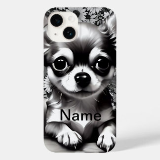 Coque Pour iPhone 14 Personnalisez votre photo avec ce chiot