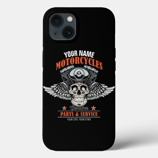 Coques Case-Mate iPhone Personnalized Biker Flying (Verso)