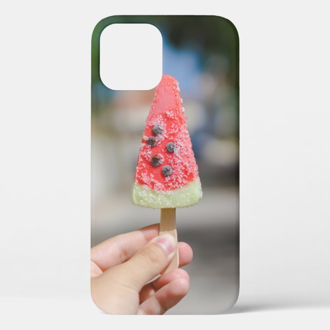 Coques Case-Mate iPhone Personne tenant du popsicle le matin (Verso)