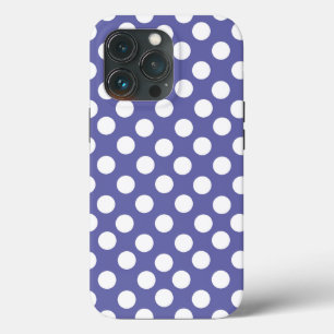 Case-Mate iPhone Case perwinkle pois blanc violet