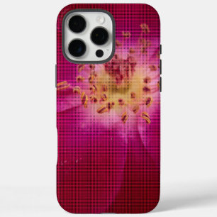 Coques iPhone 16 Pro Max Pétales Parfaits Motif à pétales de rose à carre