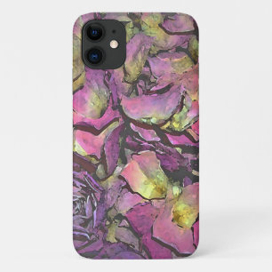 Coque Case-Mate Pour iPhone Pétales rose lavande Aquarelle