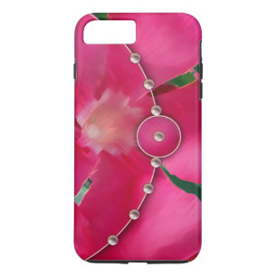 Coques Pour iPhone Pétales roses et perles