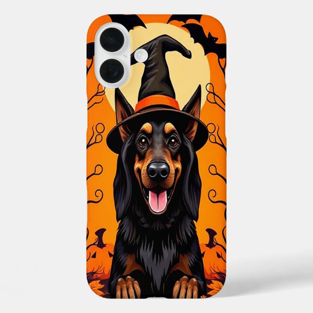 Coques Case-Mate iPhone Petit chien d'Halloween (Verso)