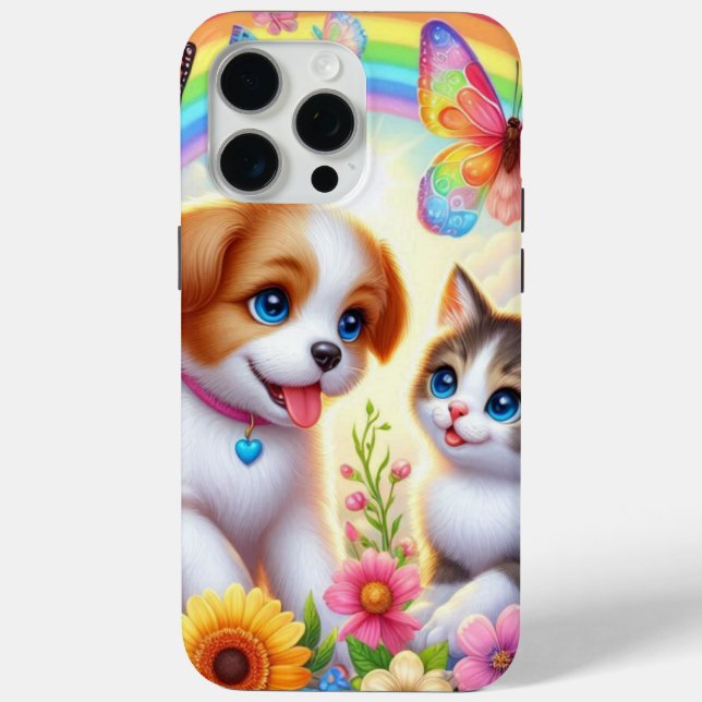 Coques Case-Mate iPhone Petit chiot/chiot/chaton (Verso)