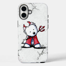 Coques iPhone 16 Plus Petit diable chien Westie