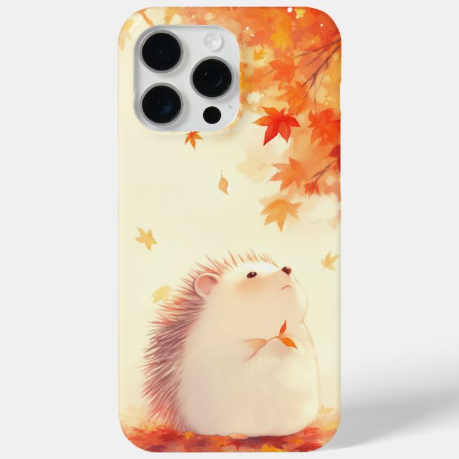 Coques Case-Mate iPhone Petit Hérisson Feuillu (Verso)