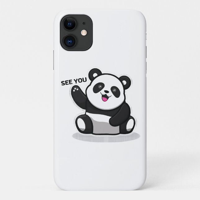 Coques Case-Mate iPhone petit panda mignon (Dos)