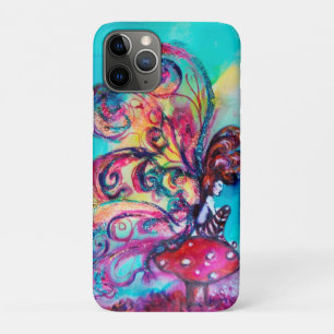 Case-Mate iPhone Case PETITE ELF DE CHAMPIGNONS, Bleu jaune or rose