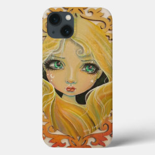 iPhone 13 Coque Petite fée rêveuse Fantasy Art Gros Yeux