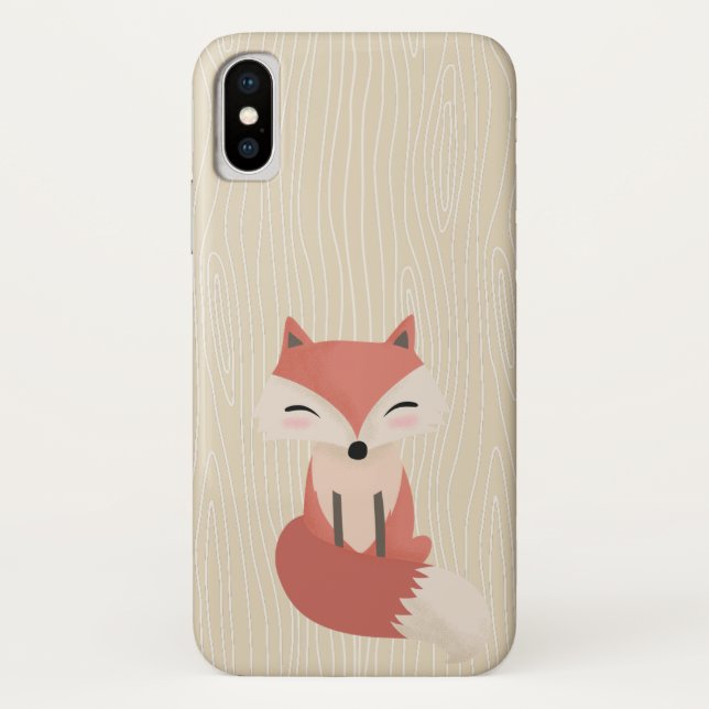 Coques Case-Mate iPhone Petite fibre de bois mignonne d'animal de région (Dos)