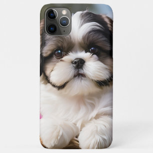 Case-Mate iPhone Case Petite Tzu Chiot Panier Fleurs