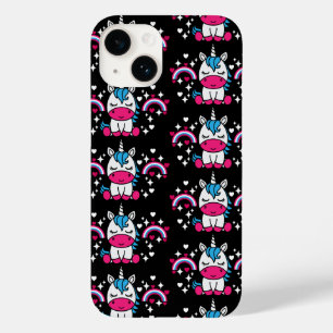 Coque Pour iPhone 14 Petites filles Unicorn Pony