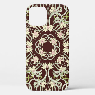 Case-Mate iPhone Case Petits narcisses, carré Art nouveau.