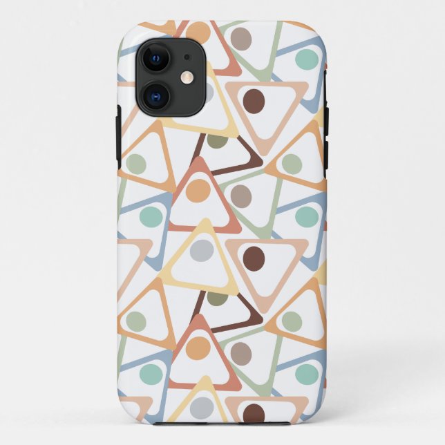 Coques Case-Mate iPhone Petits Triangles Pastel (Dos)