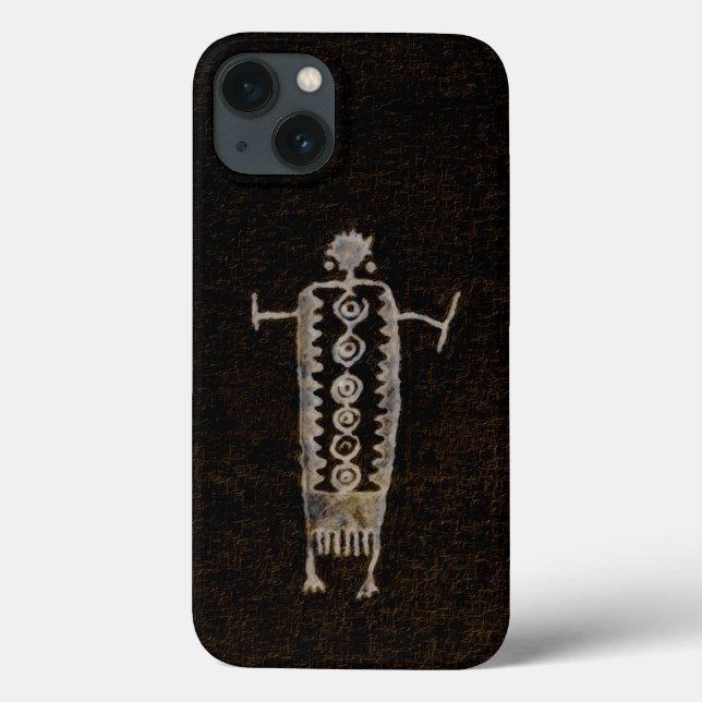 Coques Case-Mate iPhone Pétroglyphe de chaman (Verso)