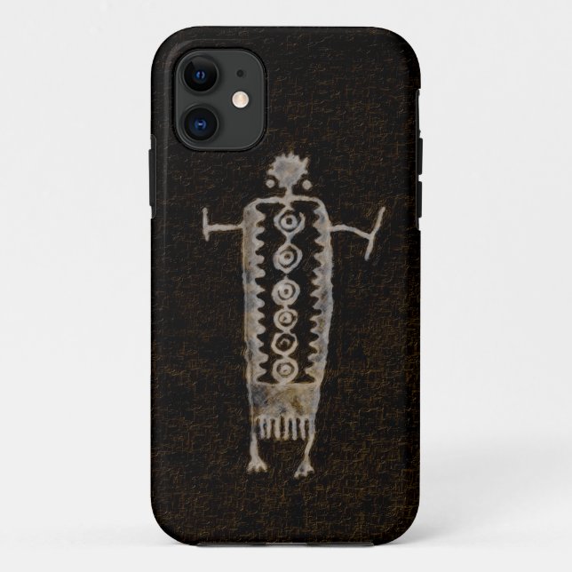 Coques Case-Mate iPhone Pétroglyphe de chaman (Dos)