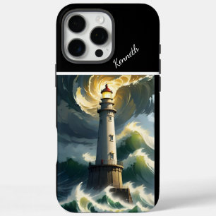 Coques iPhone 16 Pro Max Phare au milieu de la tempête