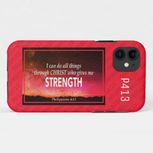 Case-Mate iPhone Case Philippiens 4:13 JE PEUX FAIRE TOUTES LES CHOSES