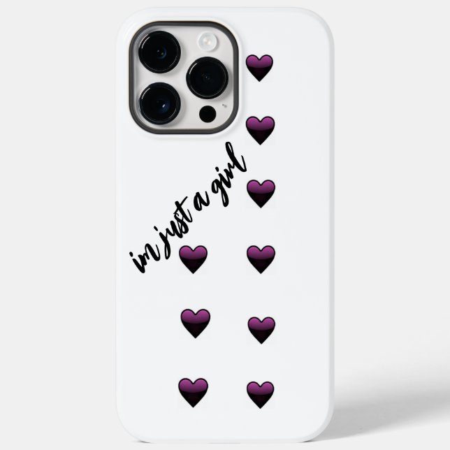 Coques Case-Mate iPhone phone case-mate Im just a girl  (Verso)