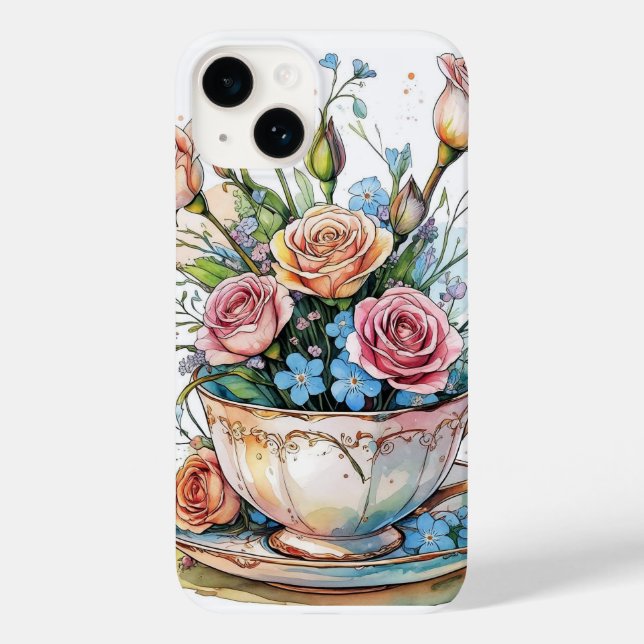 Coques Case-Mate iPhone phonécase florale (Verso)
