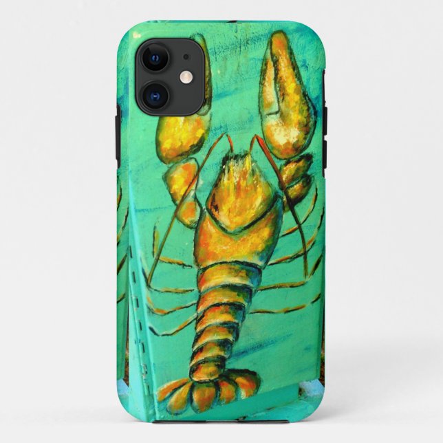 Coques Case-Mate iPhone phonécase verte de homard principal (Dos)