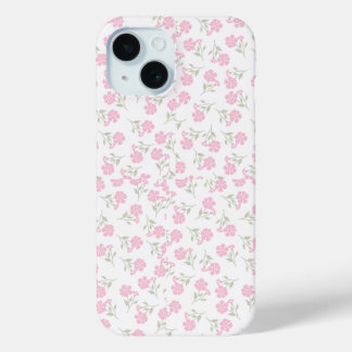 Coque Pour iPhone 15 Phonecover floral d'impression