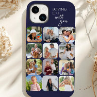 Photo Collage 12 Image Grid Loving Life with You