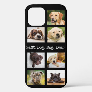 Case-Mate iPhone Case Photo Collage Meilleur Chien Papa Jamais Noir Blan