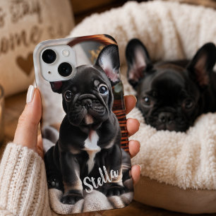 Coque Pour iPhone 15 Photo de compagnie personnalisée avec nom