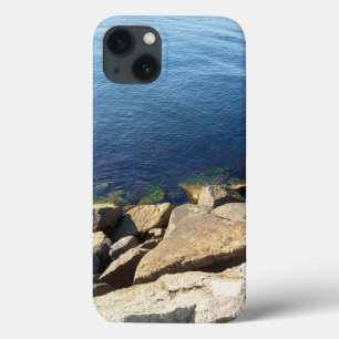 Case-Mate iPhone Case Photo de Deep Blue Atlantic Ocean Rocky Cliff