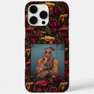 Coques iPhone 16 Pro Max Photo de fleurs de calle lis lilas d'anniversaire