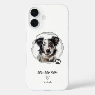 Coques iPhone 16 Photo de la maman du chien