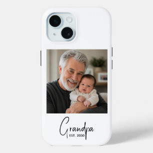 Coque Pour iPhone 15 Photo de l'établissement de grand-papa 