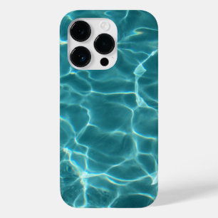 Coque Pour iPhone 14 Pro Photo de piscine verte aqua