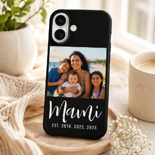 Coques iPhone 16 Photo de script établi Mami noire