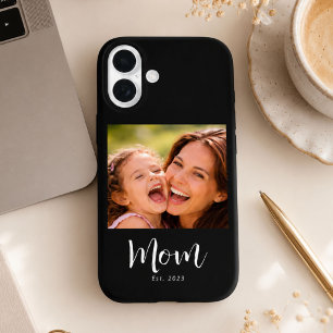 Coques iPhone 16 Photo de script établi pour maman noire