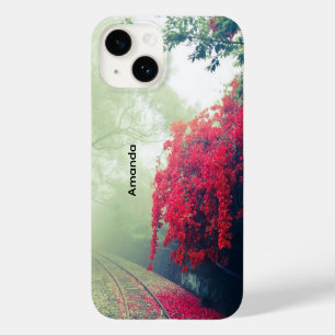 Coque Pour iPhone 14 Photo des pistes de Misty Train