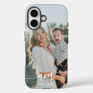 Coques iPhone 16 Photo et texte personnalisés