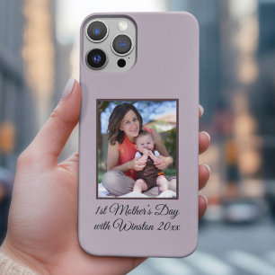 Coques iPhone 16 Pro Max Photo et texte personnalisés de la fête des mères