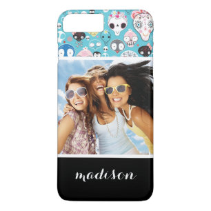 Coques Pour iPhone Photo faite sur commande et crâne riant de textur